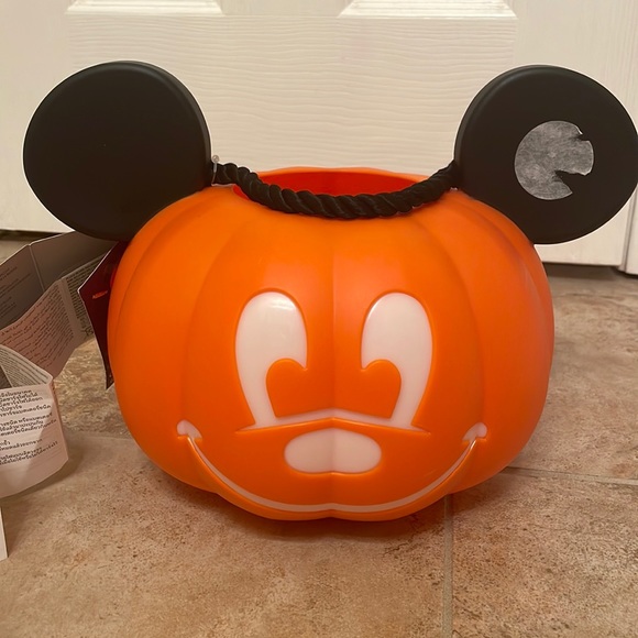 Disney Other - Mickey Mouse Pumpkin Bucket NWT